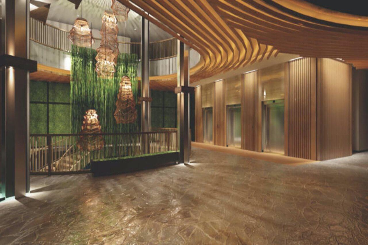 Hotel The Botanica Sanctuary Puncak Exteriér fotografie The lobby of the hotel